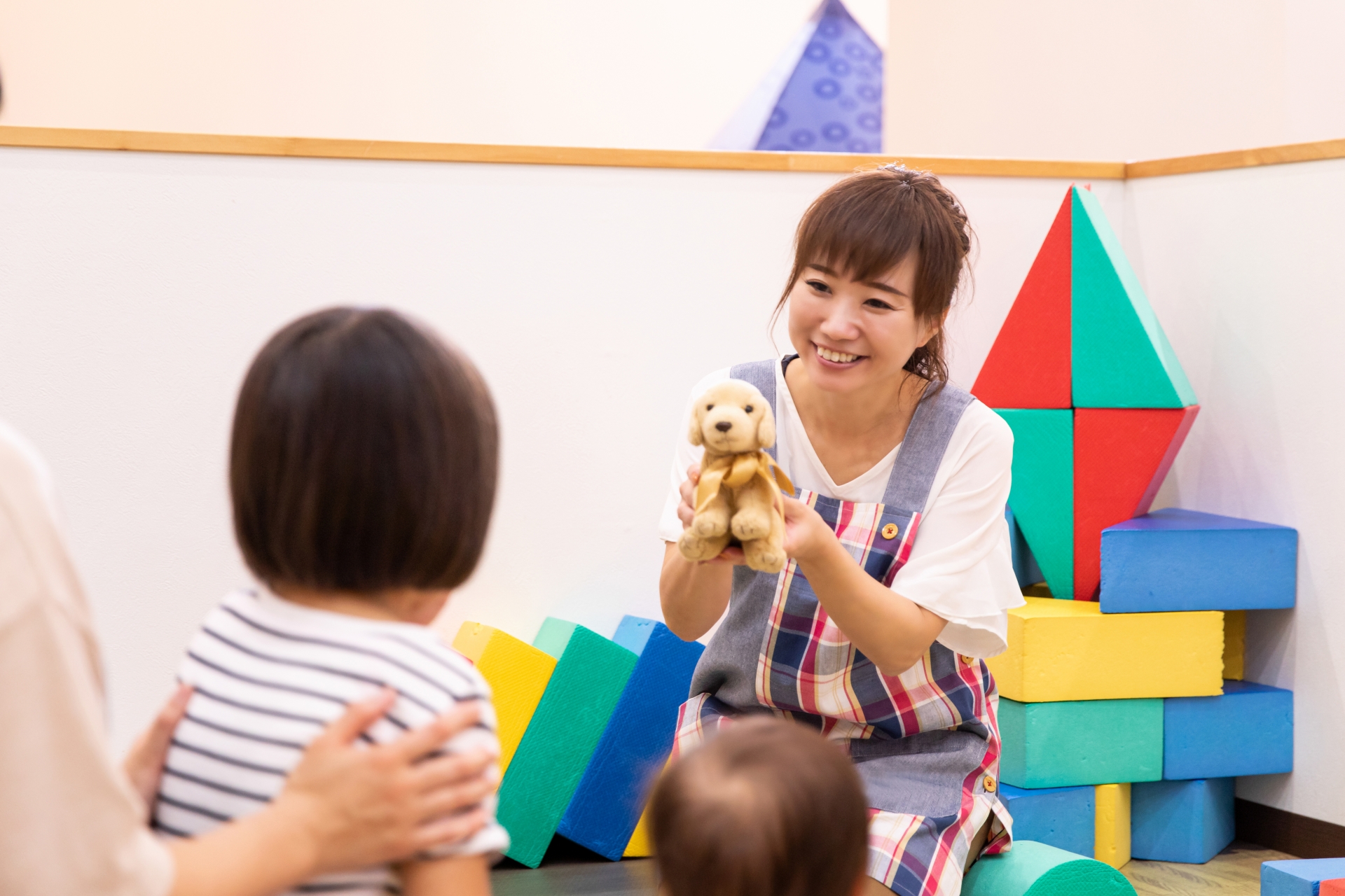 キレイな園での保育士