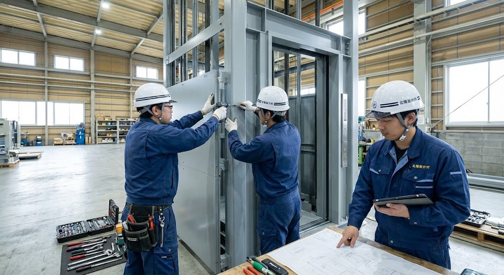 福井唯一の昇降機メーカーでの設置・組立スタッフ｜未経験歓迎のチーム制｜一生モノの資格を取得