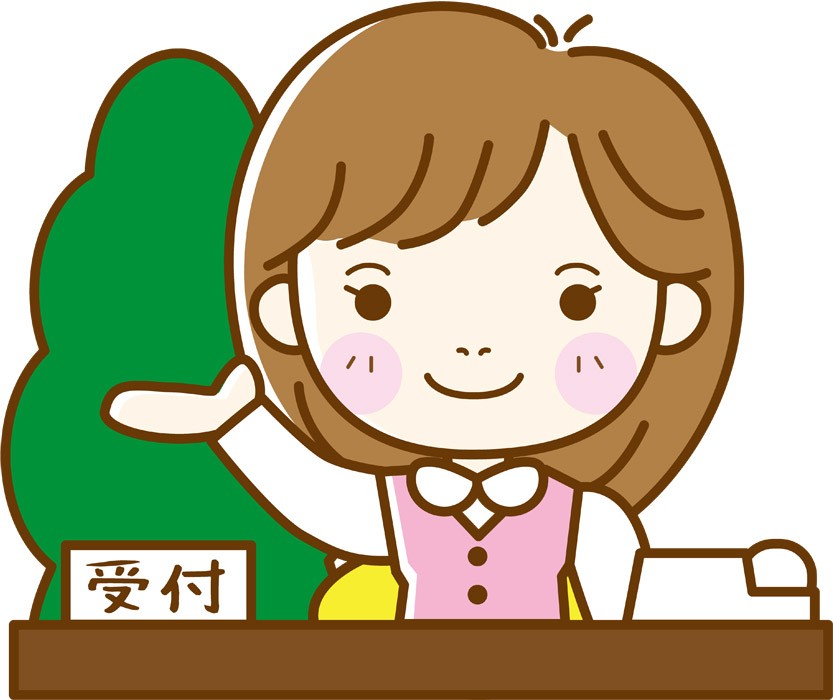 レンタカーの受付事務