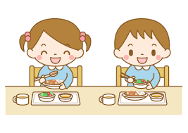 子どもたちの給食調理