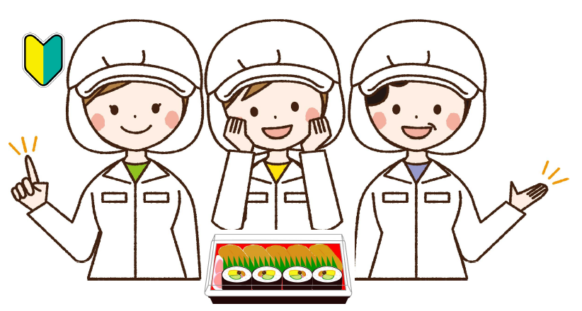 シフト制/加工されたお寿司やおにぎりの仕分け作業/朝ゆっくりの午後からのお仕事