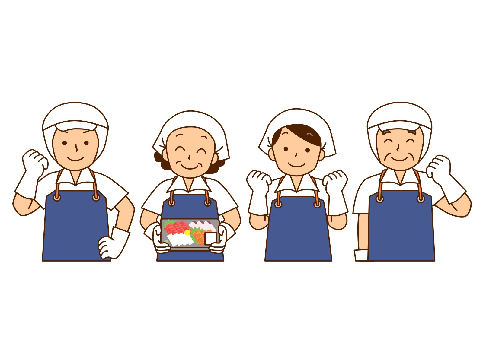 お惣菜の調理補助・盛り付け・陳列など