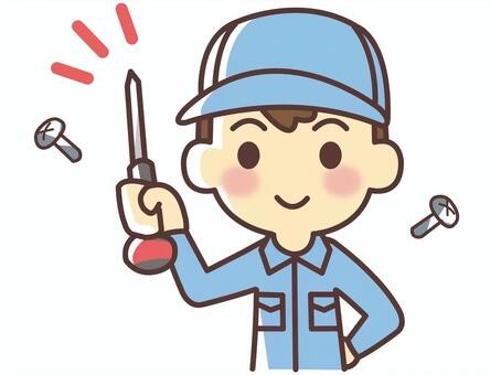 新しい試作品工場での設備運転管理スタッフ